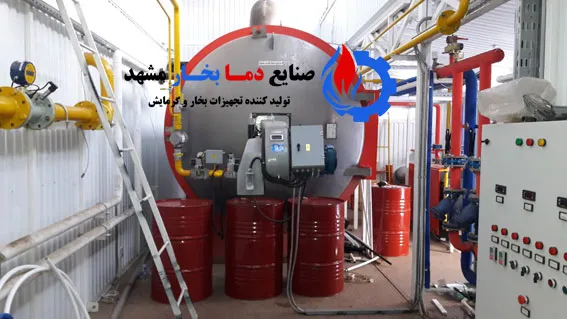 نصب دیگ روغن داغ در قزاقستان