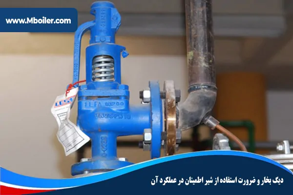دیگ بخار و ضرورت استفاده از شیر اطمینان در عملکرد آن